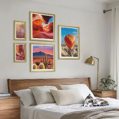 Gallery wall Desert balloons