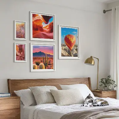 Gallery wall Desert balloons