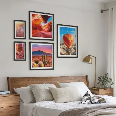 Gallery wall Desert balloons