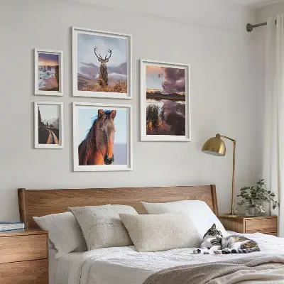 Framed photo set The natural beauty of the landscapes