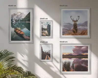 Gallery wall Landscapes mountains lakes nature