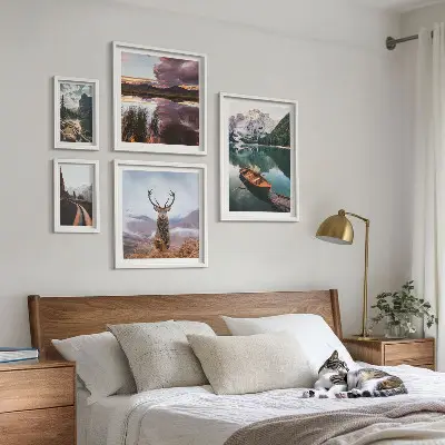 Gallery wall Landscapes mountains lakes nature