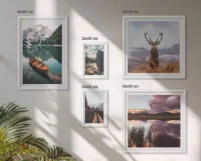 Gallery wall Landscapes mountains lakes nature