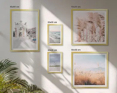 Gallery wall Stylish seaside landscapes