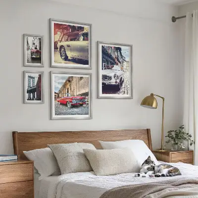 Framed photo set Stylish classics in the city