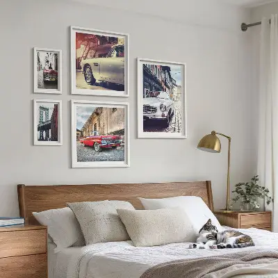 Framed photo set Stylish classics in the city