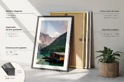 Gallery wall art set featuring natural landscapes of the sea, mountains, and flowers