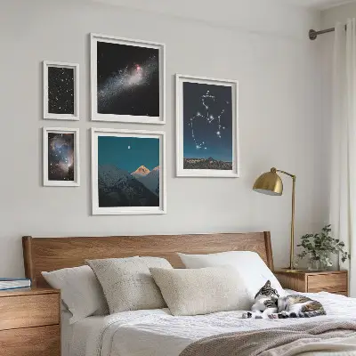 Gallery wall Cosmic landscapes of the galaxy