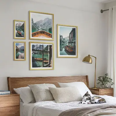 Gallery wall Lakes mountain landscape peace