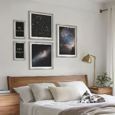 Gallery wall cosmic inspirations motivational art set