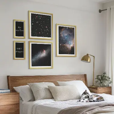 Gallery wall Cosmic inspirations motivation