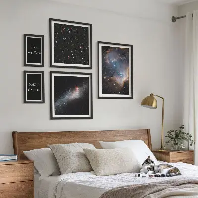Gallery wall cosmic inspirations motivational art set