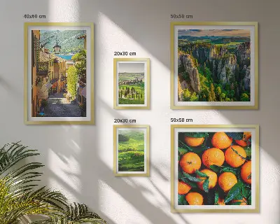 Charming rural landscapes wall art set of 5 pieces