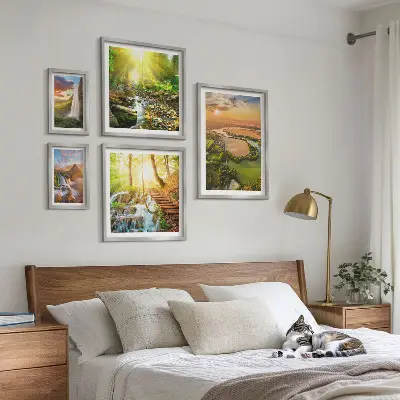 Gallery wall Landscapes waterfalls valleys