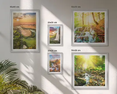 Gallery wall Landscapes waterfalls valleys