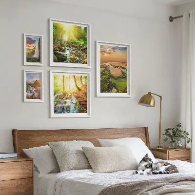 Gallery wall Landscapes waterfalls valleys