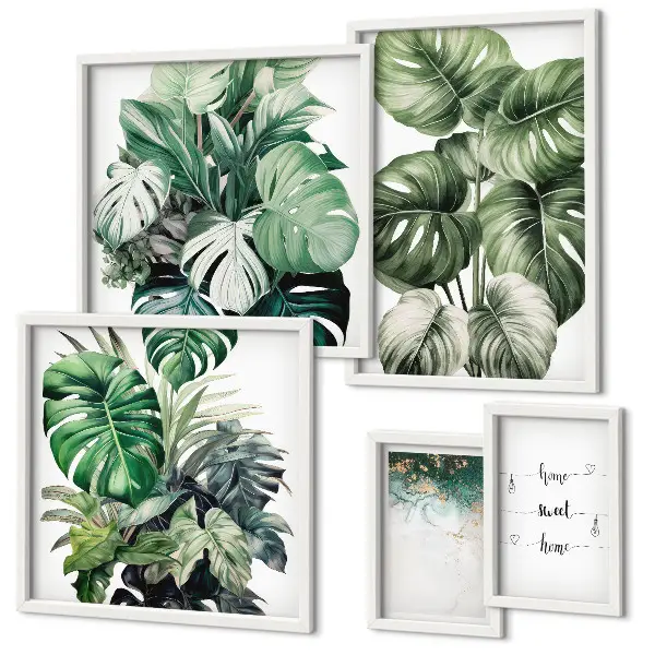 Framed photo set Modern plant inspirations