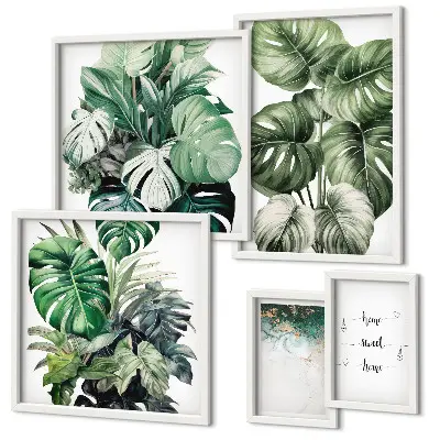 Framed photo set Modern plant inspirations