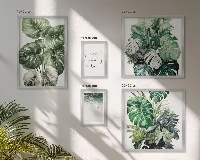 Framed photo set Modern plant inspirations