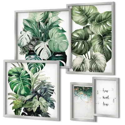 Framed photo set Modern plant inspirations