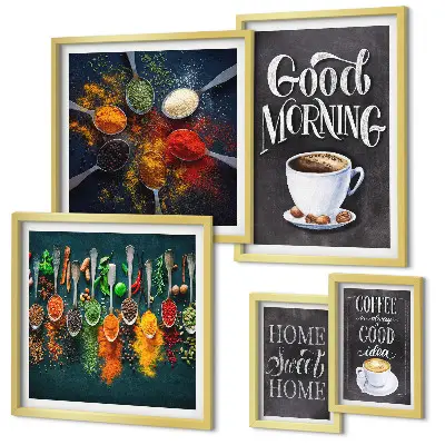 Gallery wall Coffee ideas for coffee lovers