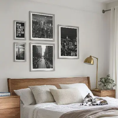 Framed photo set New York City Black and White Views