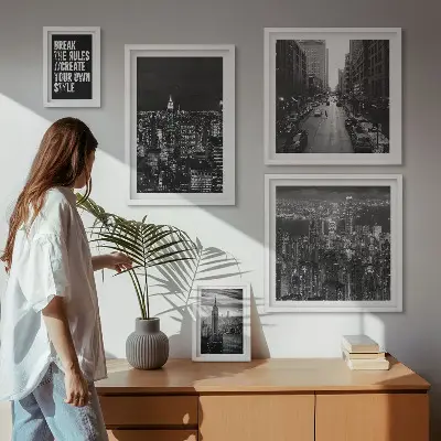 Framed photo set New York City Black and White Views