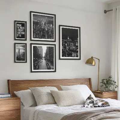 Framed photo set New York City Black and White Views