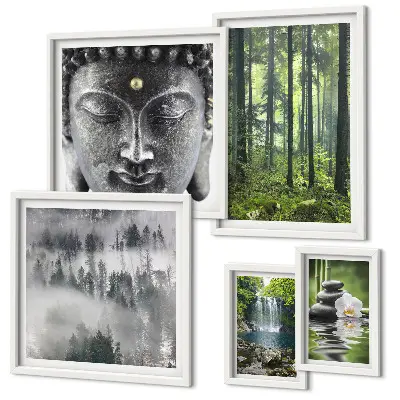 Gallery wall Relaxing Zen Nature Themes