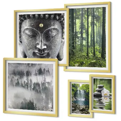 Gallery wall Relaxing Zen Nature Themes
