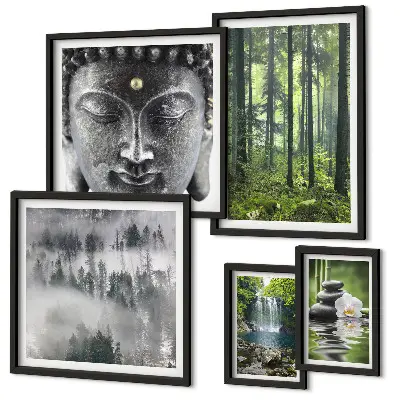 Gallery wall Relaxing Zen Nature Themes