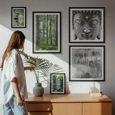 Gallery wall Relaxing Zen Nature Themes