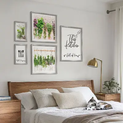 Gallery wall Rustic Herbal Inspirations