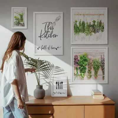 Gallery wall Rustic Herbal Inspirations