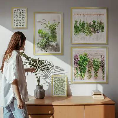 Gallery wall Herbal decoration inspirations