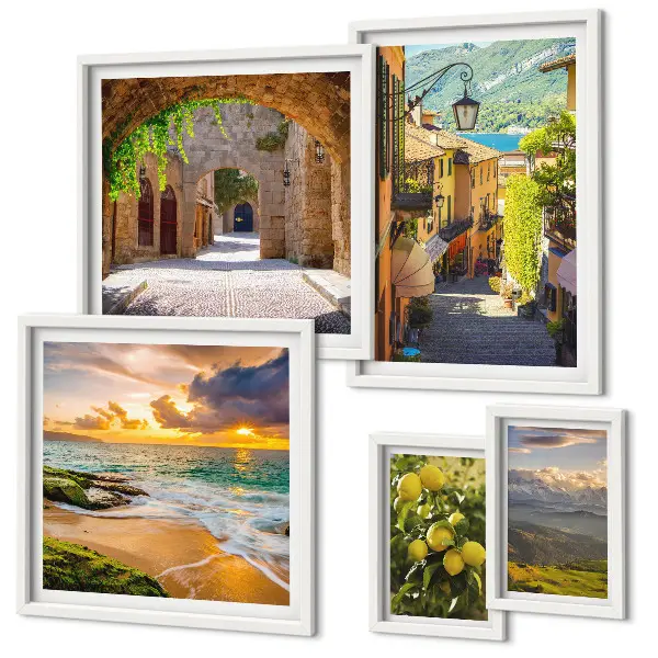 Gallery wall Charming streets and landscapes