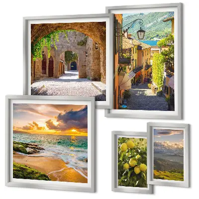 Gallery wall Charming streets and landscapes