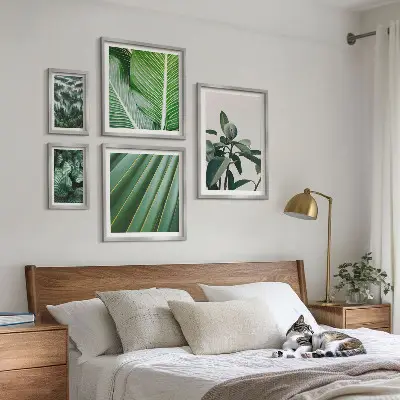 Framed photo set Tropical plant inspirations