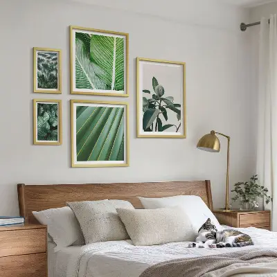 Tropical plant framed photo set inspirations