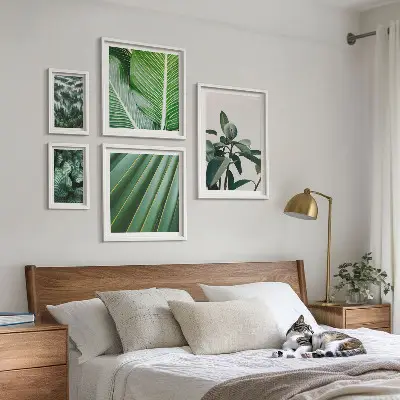 Framed photo set Tropical plant inspirations
