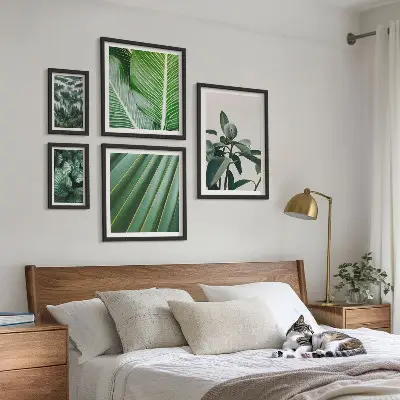 Framed photo set Tropical plant inspirations