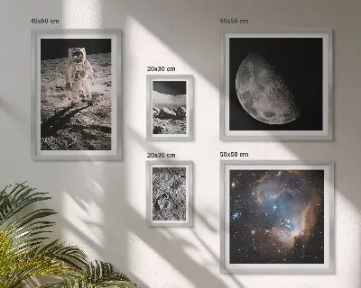 Cosmic discoveries and secrets wall art set of 5 pieces