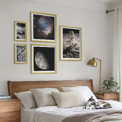 Cosmic discoveries and secrets wall art set of 5 pieces