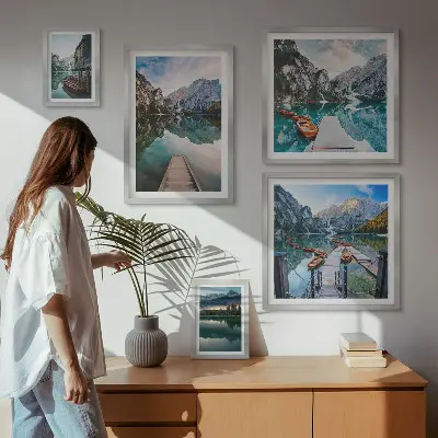 Gallery wall Mountain lakes and nature