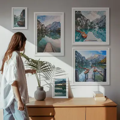 Gallery wall Mountain lakes and nature