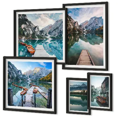 Gallery wall Mountain lakes and nature