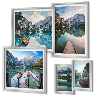 Gallery wall Mountain lakes and nature