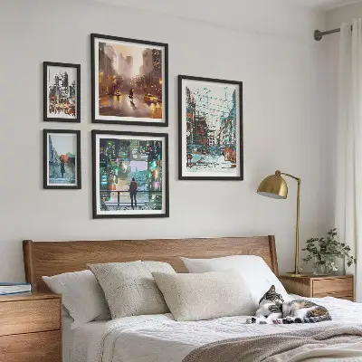 Framed photo set Modern cityscapes