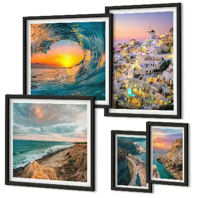 Gallery wall Seaside landscapes and beaches