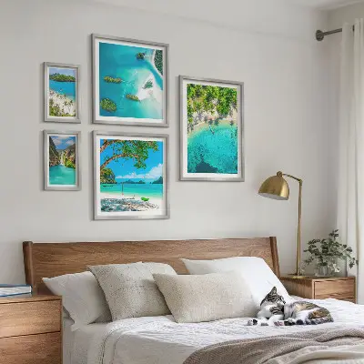 Framed photo set Tropical beaches, paradise waters